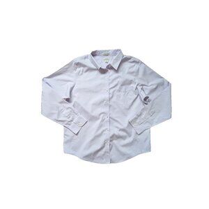 L.L.Bean Women Purple Button Up Shirt Size L 100% cotton